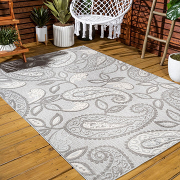 Julien Paisley High-low Indoor/outdoor Area Rug